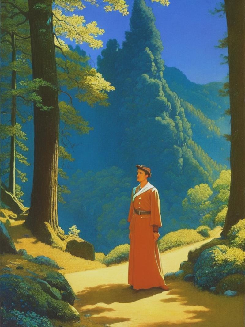 04021-2121700889-A Bodyguard in the woods , illustraion by Kelly Sue Deconnick and Maxfield Parrish.png